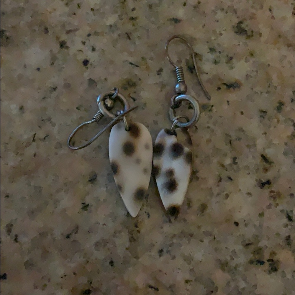 Real seashell earrings